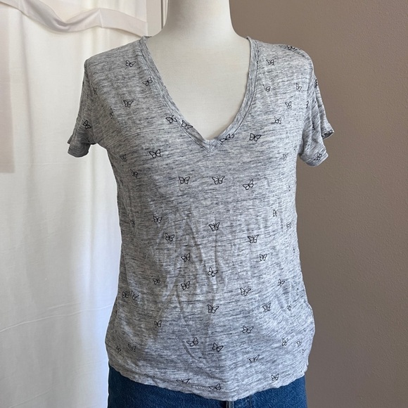 Rails Linen Blend Butterfly Tee - Picture 3 of 4